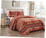Rustic Western Native American Quilt Bedspread Coverlet Bedding Set Full/queen. Fixed Price $67.06.