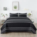 Quilt Set Striped Triangle Printed And Pillowcase, Bohemian Style. Fixed Price $79.95.