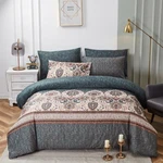Tache Rustic Elegant Paisley Floral Lattice Navy Teal Sheets Duvet Cover Bedding. Fixed Price $22.80.