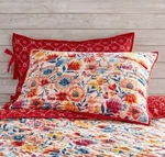 The Pioneer Woman 2PC Soft Velvet Quilt Sham Set King Fluttering Fancies Floral. Fixed Price $25.00.