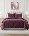 Seventh Studio Diamond Embossed 2-PIECE Quilt Set Twin Sham Burgandy. Fixed Price $34.99.