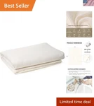 Queen-size Cotton Quilt Batting 47" X 59" Soft, Warm, And Long-lasting. Fixed Price $28.99.