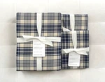 Pottery Barn Emerson Plaid Duvet Cover King & 2 Shams Nwt. Fixed Price $199.00.