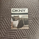 Dkny Helix Brown Geometric Full Queen Quilt New. Fixed Price $129.95.
