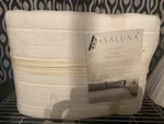 King Heavyweight Linen Blend Quilt - Casaluna White. Fixed Price $90.00.