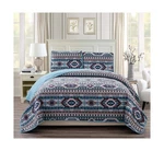 Rustic Southwestern Native American Quilt Set In Beige Taup... Fast Ship. Fixed Price $59.99.
