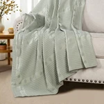 Mai Waffle Weave Geometric Honeycomb Soft Textured Cotton Blanket Or Throw. Fixed Price $44.10.