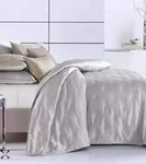 Hudson Park Collection Nouveau King Quilted Coverlet Taupe 110X96. Fixed Price $314.60.