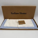 Solino Home 100% Pure Linen Chambray Blue And White Table Runner 14 X 48 Inch. Fixed Price $29.99.