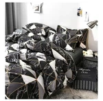 Cottonight Black King Comforter Set Geometric Marble Bedding 3 Pcs. Fixed Price $36.99.