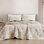 Wonderful King Size Quilted Bedspread Coverlet Set 104" X 90" With 2 Matching Sh. Fixed Price $89.95.