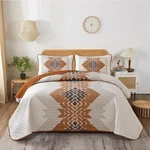 Dintszyayue Boho Quilt Set King 90 103 , Terracotta. Fixed Price $59.46.