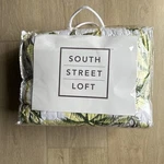 South Street Loft Twin Quilt & 1 Pillow Sham Green Leaf Pattern Palm. Fixed Price $29.75.