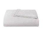 Ralph Lauren Kaia Matelass Coverlet Bedspread Chevron Queen Soft Grey $300. Fixed Price $120.00.