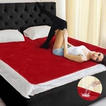 Love Red Waterproof Bed Blanket Twin Size 80'' X 60'' Double Side Reversible .... Fixed Price $43.66.