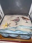 Greenland Home Fashions Maui Coastal Cotton Quilt Queen 90X90 Cottage Core Ecu. Fixed Price $89.90.