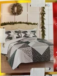 New St Nicholas Square Holiday Collection Twin Size Quilt & Sham Set 65 X 93. Fixed Price $49.99.