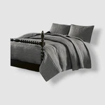 Madison Park Gray Signature Serene Hand Quilted 3-PC. Coverlet Set Size King. Fixed Price $159.56.