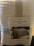 Threshold Standard Cotton Double Cloth Pillow Sham Cream. Fixed Price $12.00.
