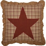 Dawson Star Applique' Pillow 18X18 Country Western Farmhouse Burgundy Vhc Brands. Fixed Price $25.46.
