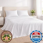 Rajlinen 100% Cotton California King Sheets Set, Cooling & Breathable Bed. Fixed Price $104.35.