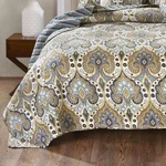 Tache Paisley Damask Striped Bohemian Spades Bedspread Twin - Quilt Only. Fixed Price $51.82.
