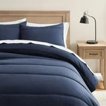 Pottery Barn Teen Super-plush Stripe Comforter On Sale. Fixed Price $50.55.