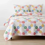 Company Kids Daisy Patch Quilt - White Multi, Twin/twin Xl. Fixed Price $95.49.