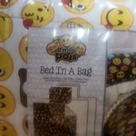 Smiley Face Emotion Emoji Icons Reversible Queen Duvet Quilt Cover Bedding Set. Fixed Price $79.96.