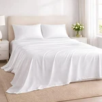 Rajlinen 100 Cotton Queen Set, Cooling Breathable Bed Sheets, 16 Inch.... Fixed Price $109.10.