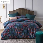 Canterbury Printed Velvet Quilt Cover Set By Vintage Design Homeware. Fixed Price $68.22.