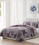 Seventh Studio Seala Patchwork Plush 3-PC. Quilt Set, Full/queen. Fixed Price $49.99.