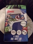 Marvel Avengers Full Size Sheet Set New/package 1 Flat Fitted 2 Pillow Cases. Fixed Price $29.95.