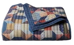 Ralph Lauren Walford Reversible Cotton Quilt Full/ Queen 90"X92"NAVY/ Multi $260. Fixed Price $174.99.