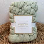 Pottery Barn Teen Cream Puff Pillow Sham, Standard Sage. Fixed Price $27.95.