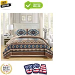 Rustic Southwestern Native American Tribal Navajo Design Oversized Be.... Fixed Price $73.59.