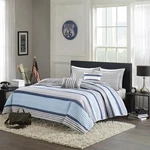 Intelligent Design Paul Reverisble Quilt Set, Modern Full/queen, Blue. Fixed Price $95.22.