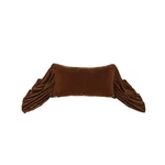 Hiend Accents Stella Faux Silk Velvet Long Ruffled Pillow, 14X26 Inch, Copper.... Fixed Price $378.73.