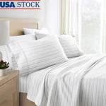 Ultra Soft 100 Cotton Flannel Sheet Set Deep Pocket Cozy Bedding 4 Pieces New. Fixed Price $48.54.