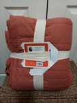 King Quilt Opalhouse Designed With Jungalow Scallop Edge Terracotta Color Nwt. Fixed Price $85.00.
