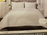 Lush Decor Ava Diamond Oversized 3 Piece Cotton Quilt Set Full/queen White. Fixed Price $36.00.