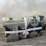 Pottery Barn Jaxson Reversible Quilt King/cal. Green Multicolor Nwt. Fixed Price $299.95.
