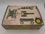 1/16 Ertl John Deere Ice Cream Box Deluxe Farm Set In Tractor, Disc, Plow. Fixed Price $1600.00.