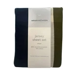 Makers Collective Jersey Sheet Set Twin Stripe Soft Bedding New. Fixed Price $25.99.