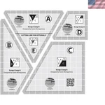 Creative Grids Quilt Template Set 6IN X 9IN Non-slip Acrylic Sewing Tool. Fixed Price $51.50.