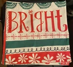 Set Of 4 Christmas Pillow Throw Covers Zipper Whimsical Bright Merry Santa Snow. Fixed Price $14.95.
