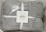 Pottery Barn Teen Pucker-up Comforter Twinxl Light Gray Color Nwt. Fixed Price $69.99.