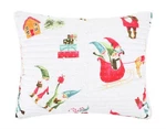 Gnome Pillow Case For The Holidays White Standard Sham - Levtex Home. Fixed Price $16.95.
