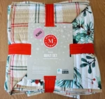 Martha Stewart Reversible King Quilt Set New. Fixed Price $99.75.