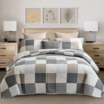 Y-plwomen Plaid Quilts Queen Size 100% Cotton Farmhouse With 2 .... Fixed Price $128.73.
